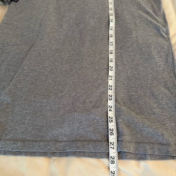 Abercrombie & Fitch Men Size M Muscle T-Shirt Gray/Blue Logo Spellout Preppy Y2K - Picture 6 of 7